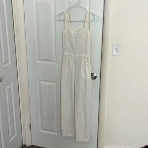 Hollister Cream Jumpsuit